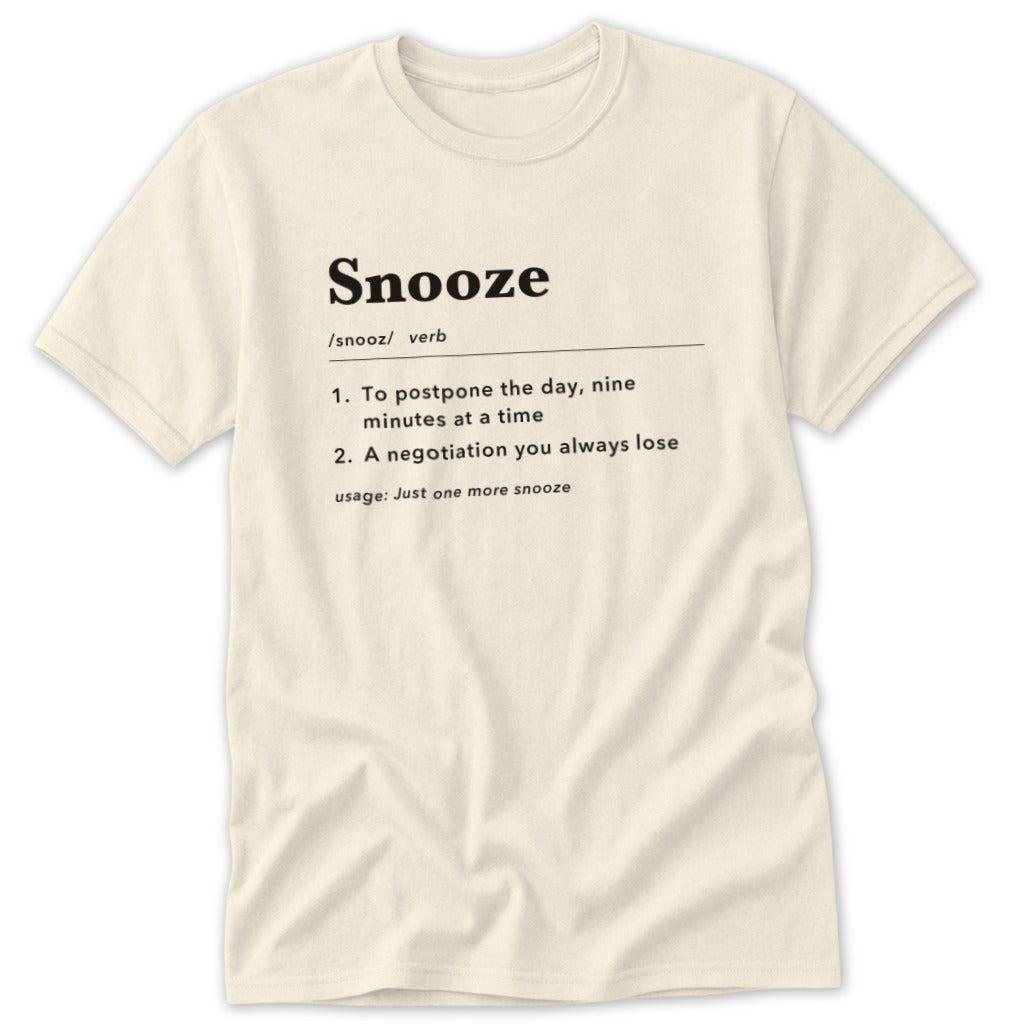 Snooze Definition Classic Tee