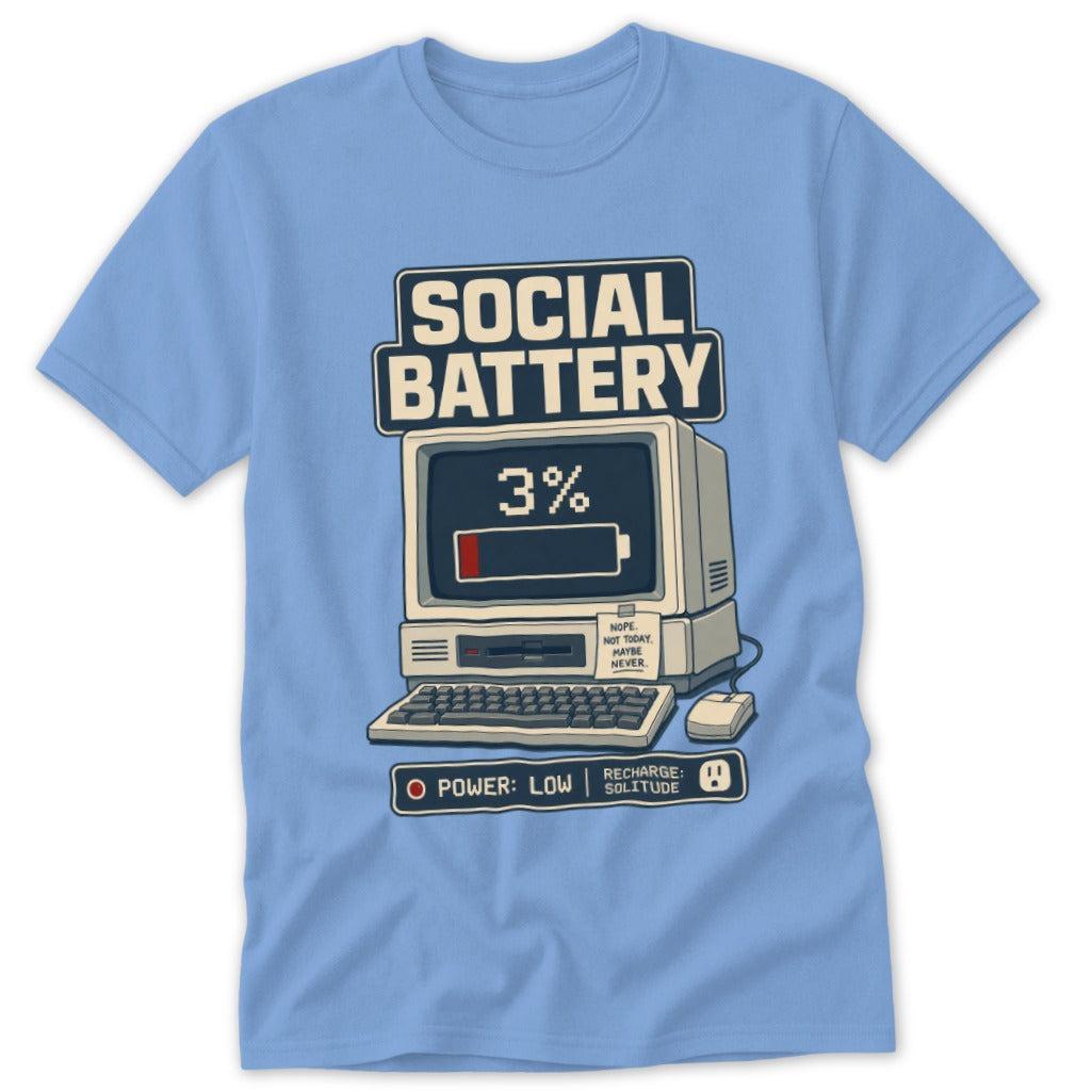 Social Battery at 3% Classic Tee