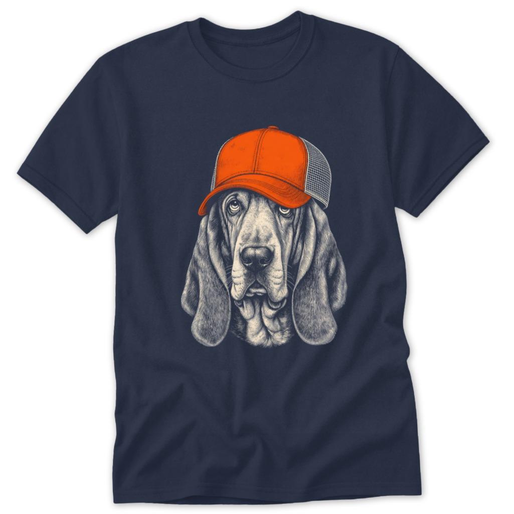 The Hunting Hound Classic Tee - Navy