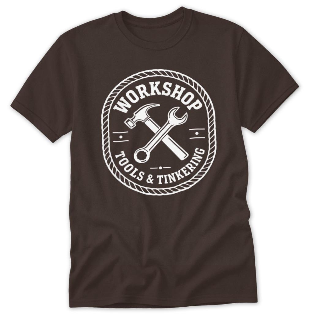 Tools & Tinkering Classic Tee - Dark Chocolate