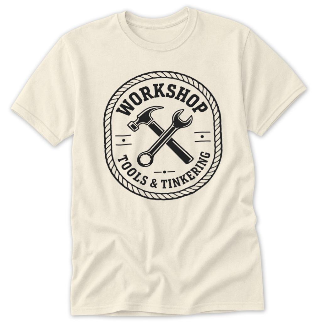 Tools & Tinkering Classic Tee - Natural