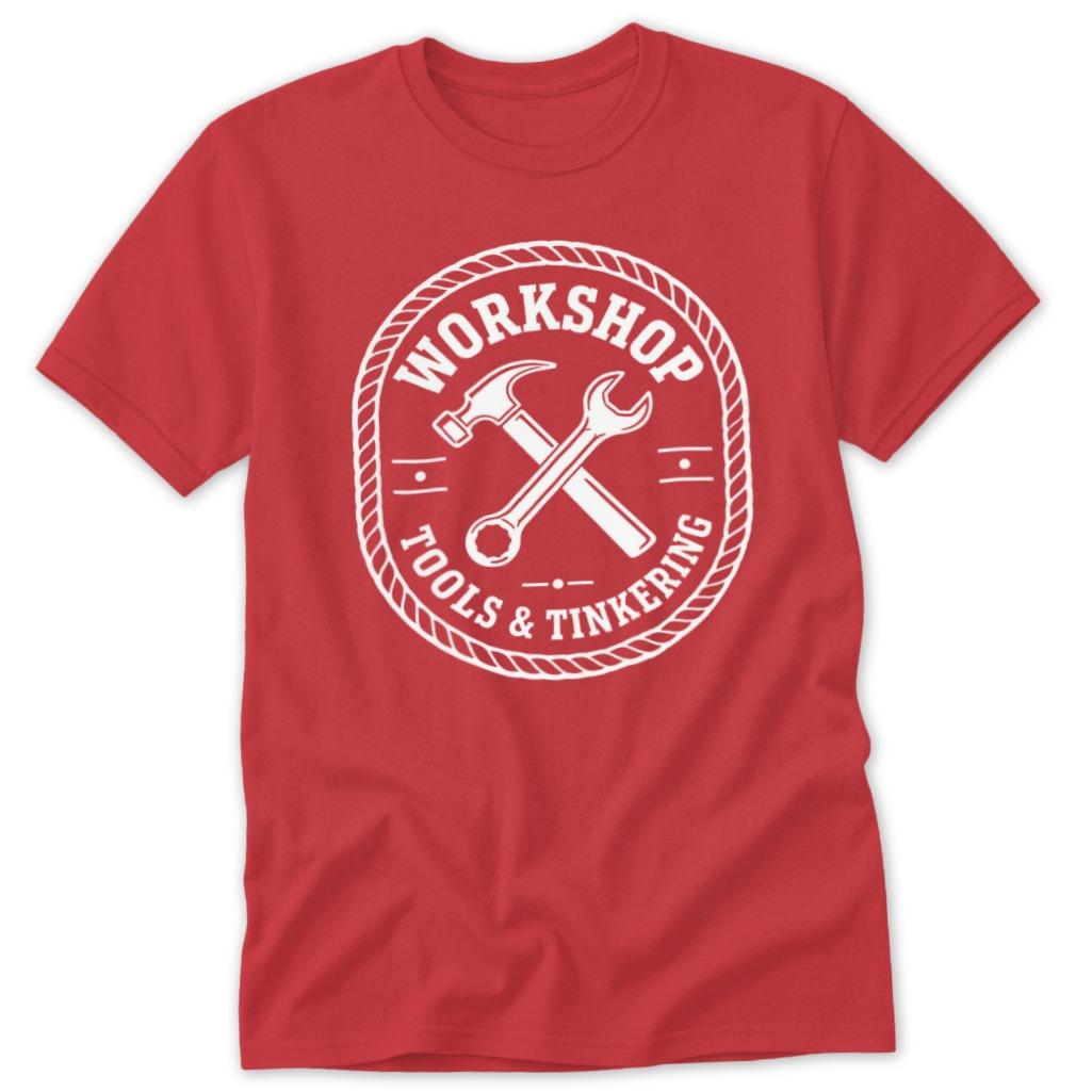 Tools & Tinkering Classic Tee - Red