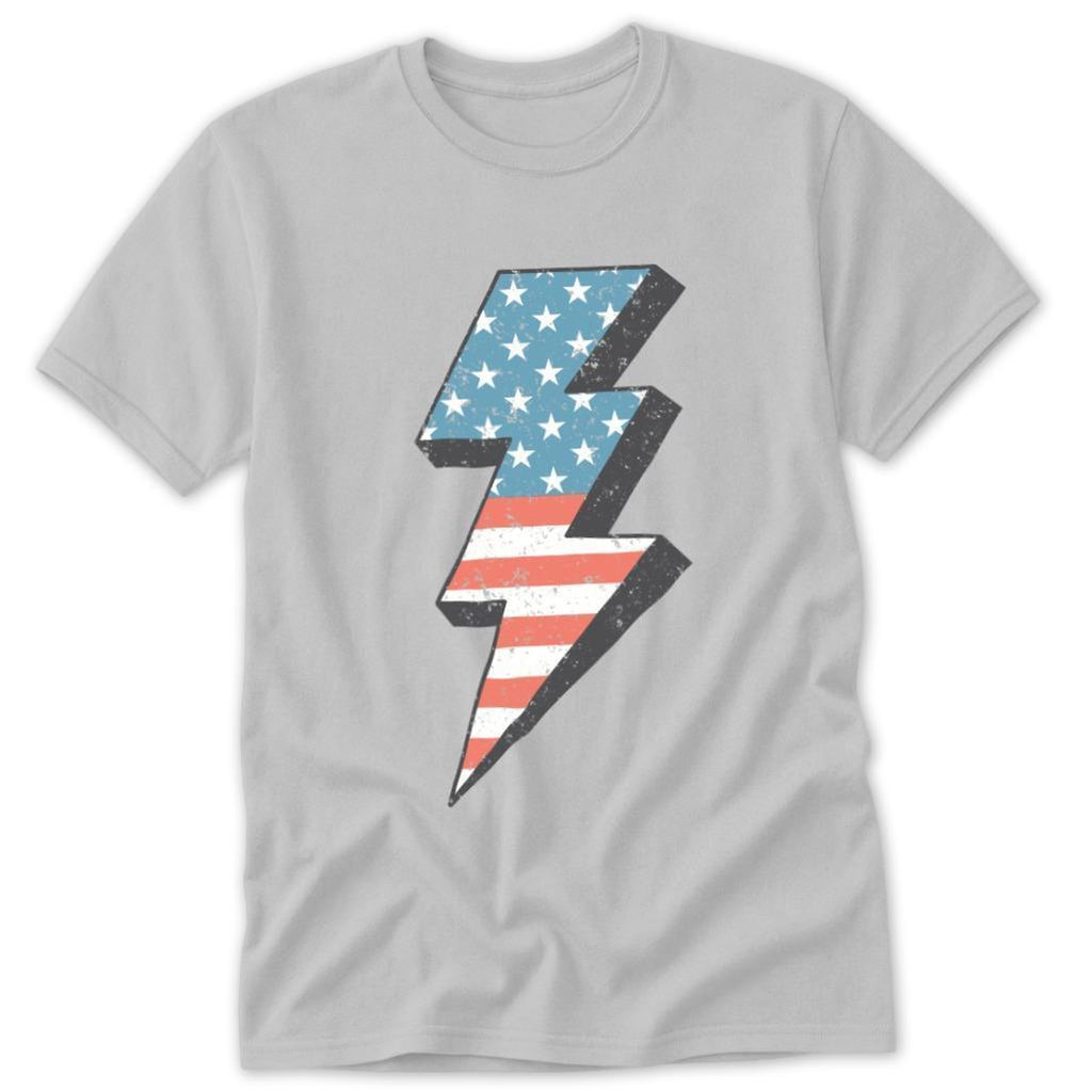 USA Lightning Bolt Classic Tee
