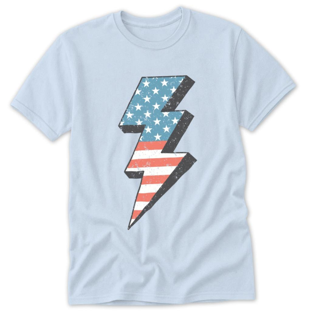USA Lightning Bolt Classic Tee
