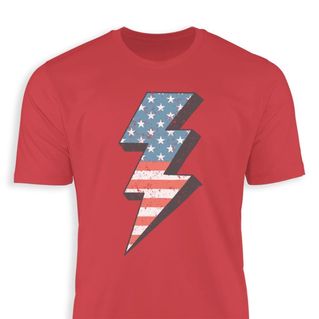USA Lightning Bolt Classic Tee