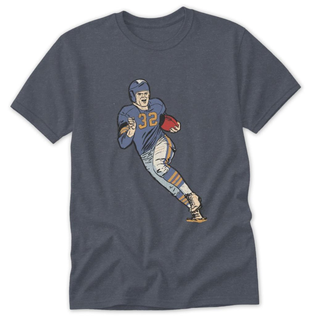 Vintage Football Player Classic Tee