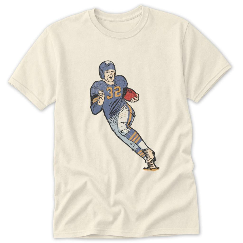 Vintage Football Player Classic Tee
