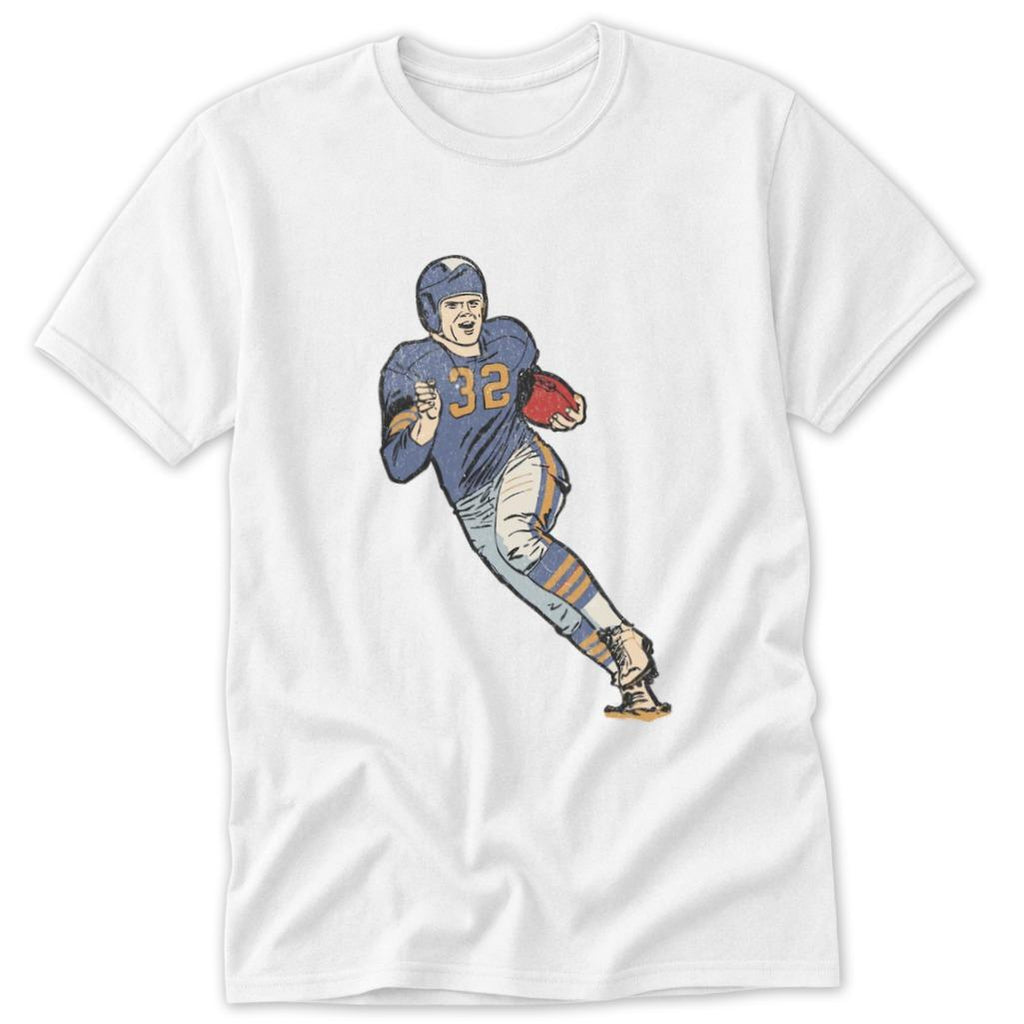 Vintage Football Player Classic Tee