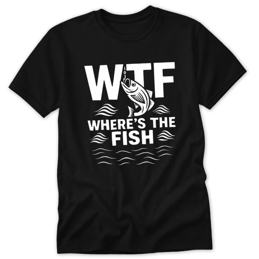 Where's the Fish Classic Tee - Black