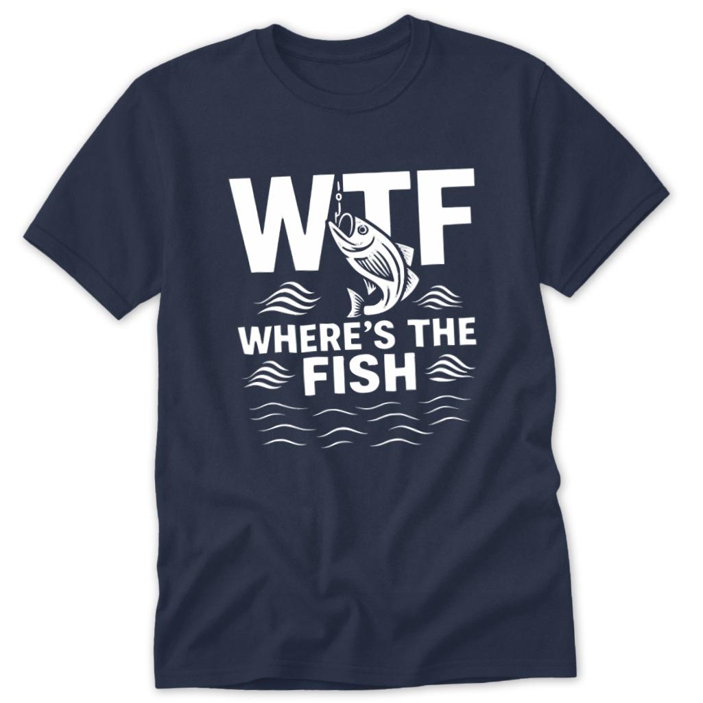 Where's the Fish Classic Tee - Navy