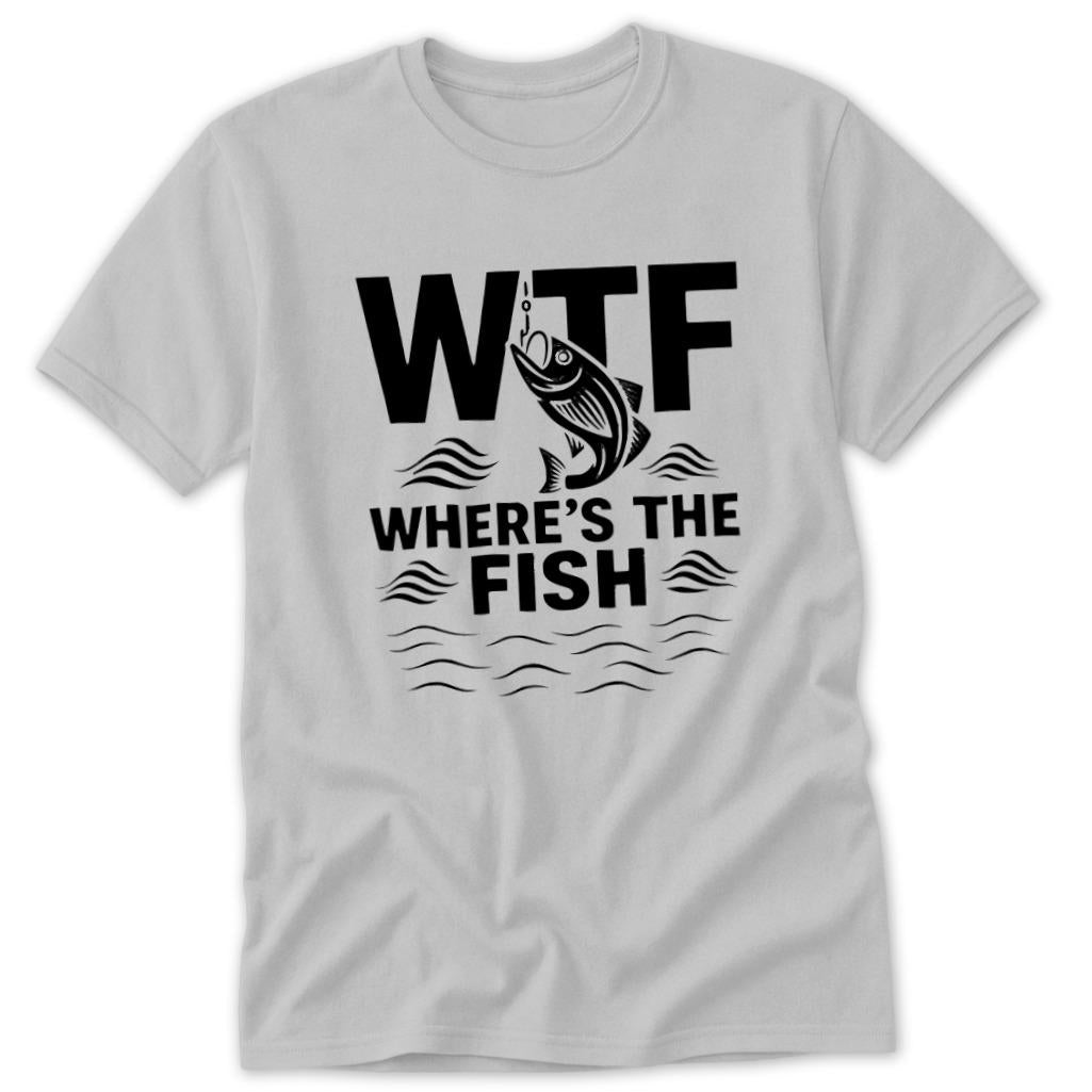 Where's the Fish Classic Tee - Sport Grey