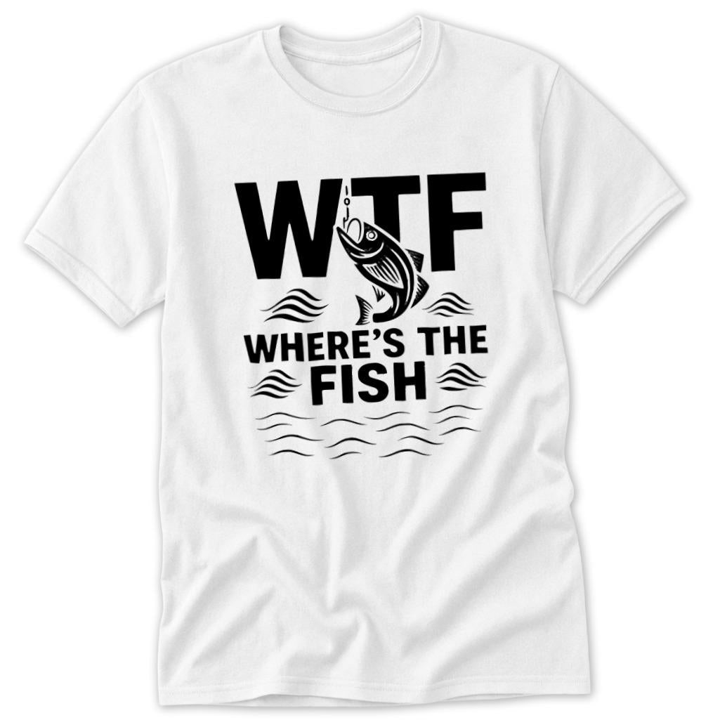 Where's the Fish Classic Tee - White
