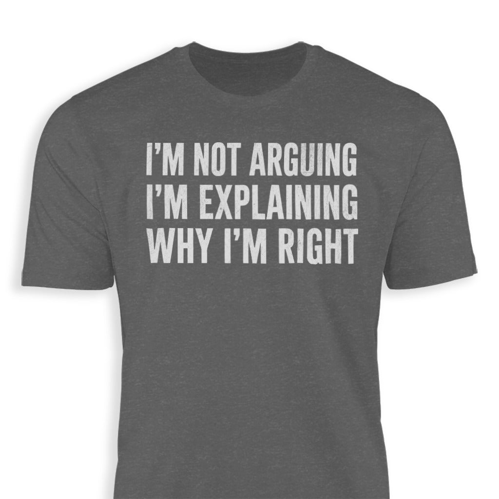 Why I'm Right