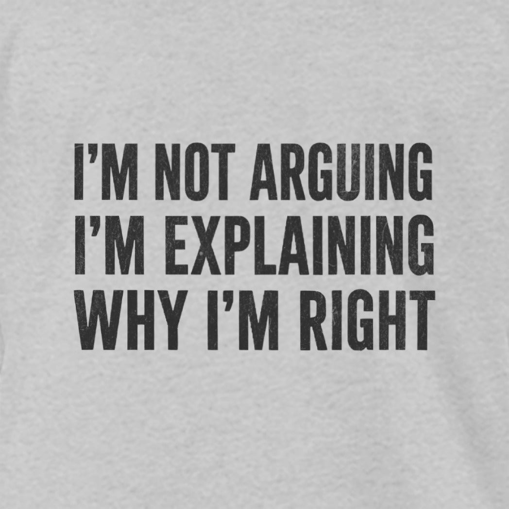 Why I'm Right