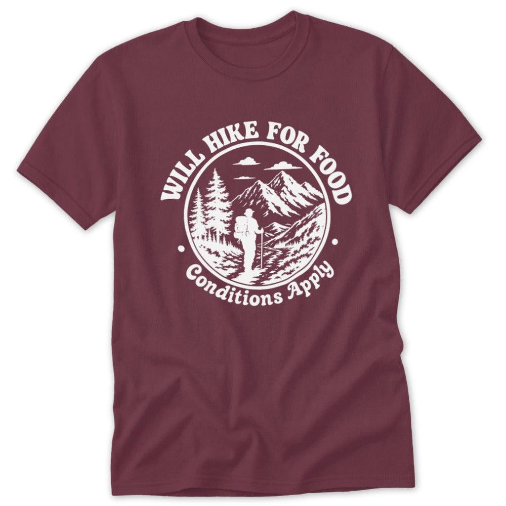 Will Hike for Food Classic Tee