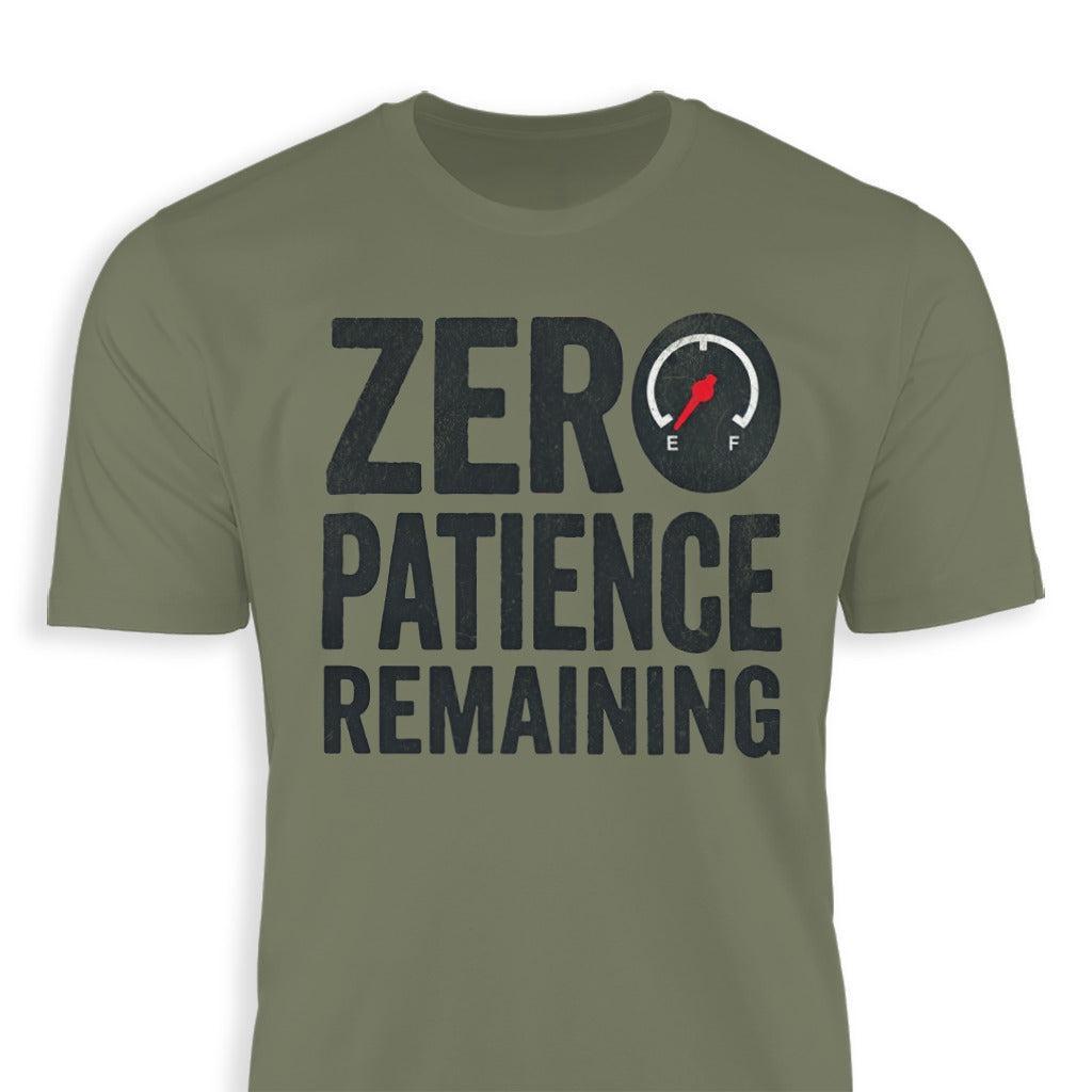 Zero Patience Remaining