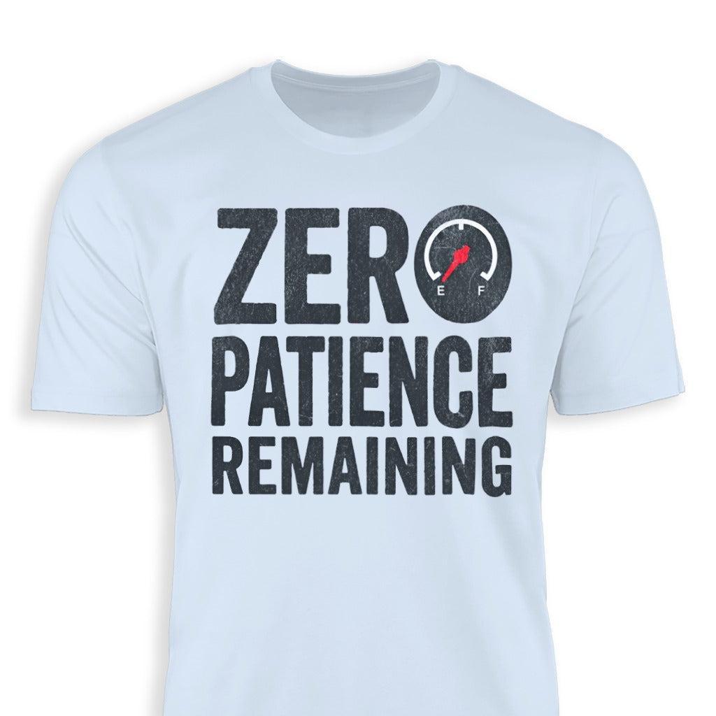 Zero Patience Remaining