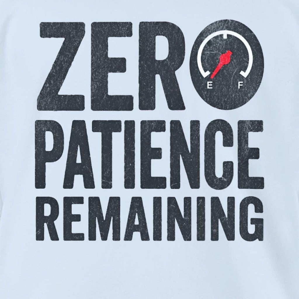 Zero Patience Remaining