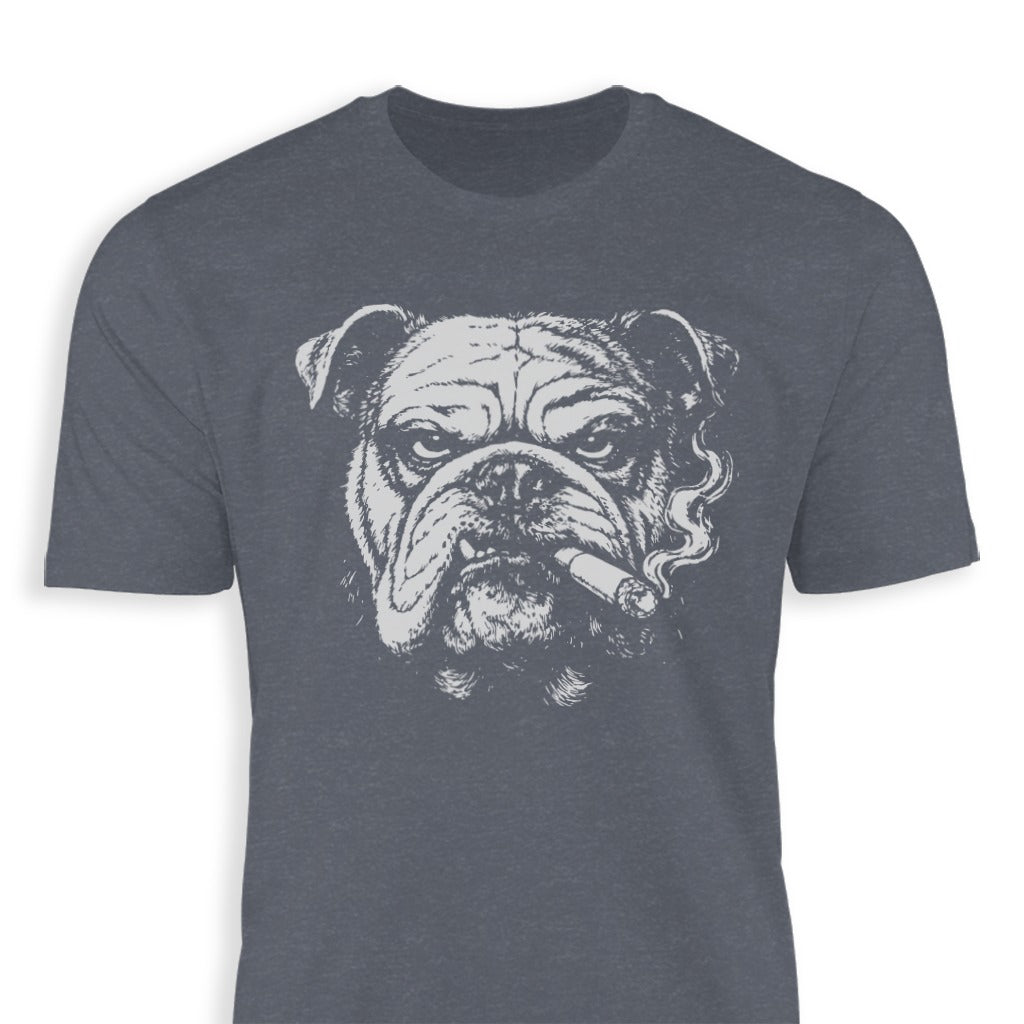 Bulldog Smoking Cigar Graphic Unisex T-Shirt Product