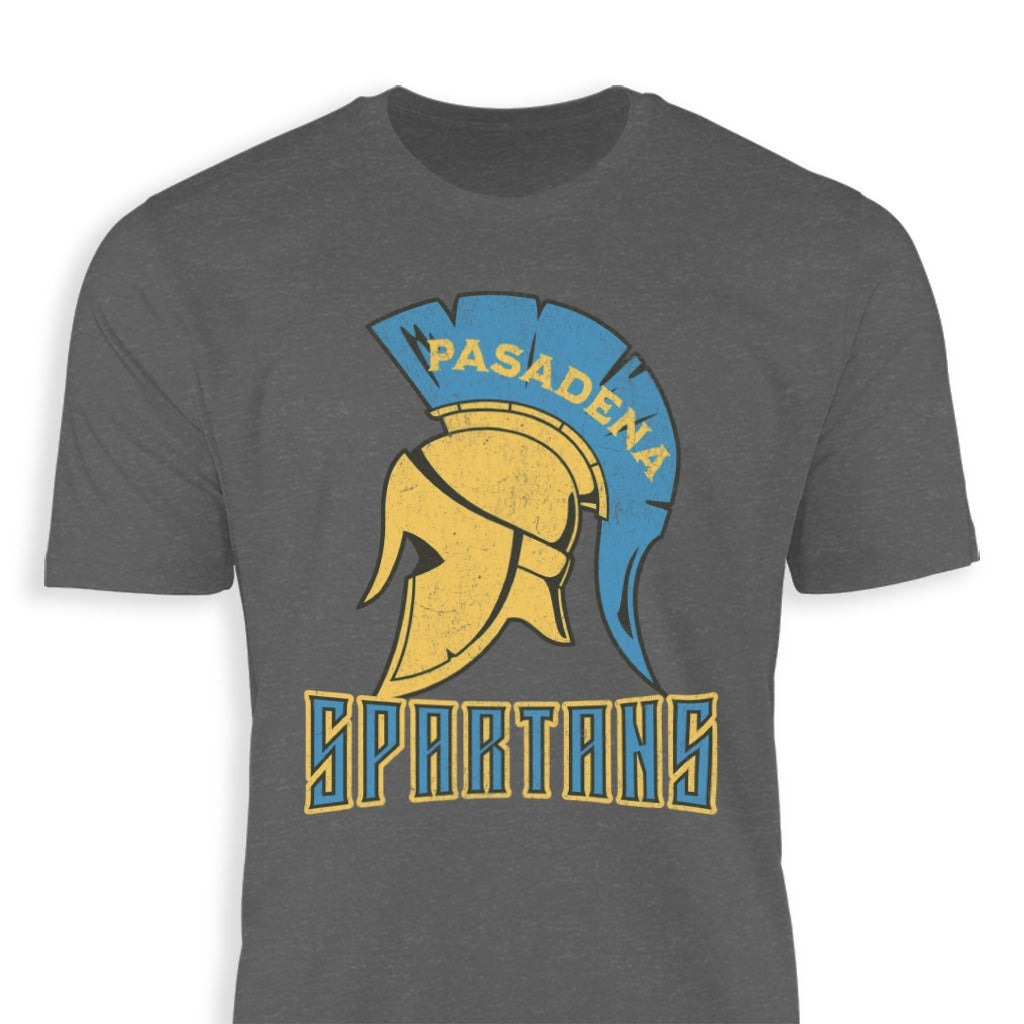 Pasadena Spartans Graphic Design Grey T-shirt product type