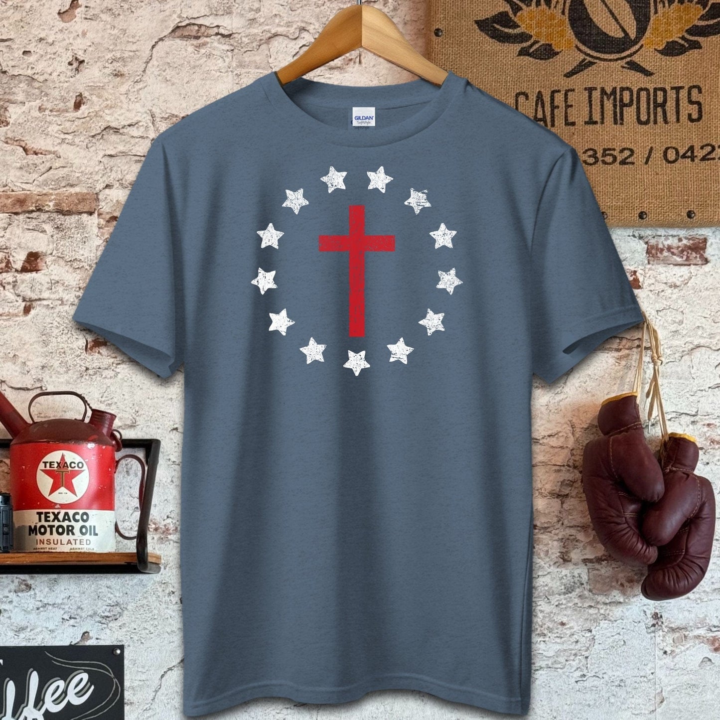 Cross Surrounded by Stars Shirt