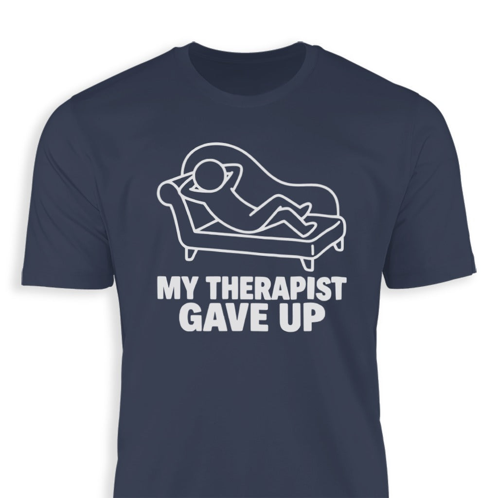 MY THERAPIST GAVE UP Funny Therapy Couch Stick Figure product type
Therapist, Therapy, Funny, Humor, Sarcasm, Mentalhealth, Psychology, Counseling, Psychiatry, Couch, GiveUp, Relatable, Joke, StickFigure, DarkHumor, ChillVibe, Relaxed, OfficeHumor, UniqueGift, GagGift