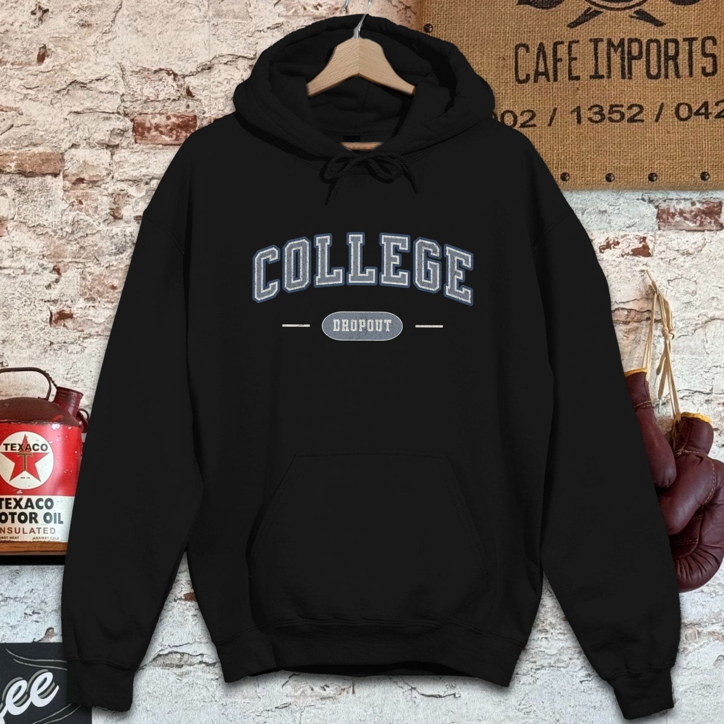 Hoodie / Black / S College Dropout Shirts