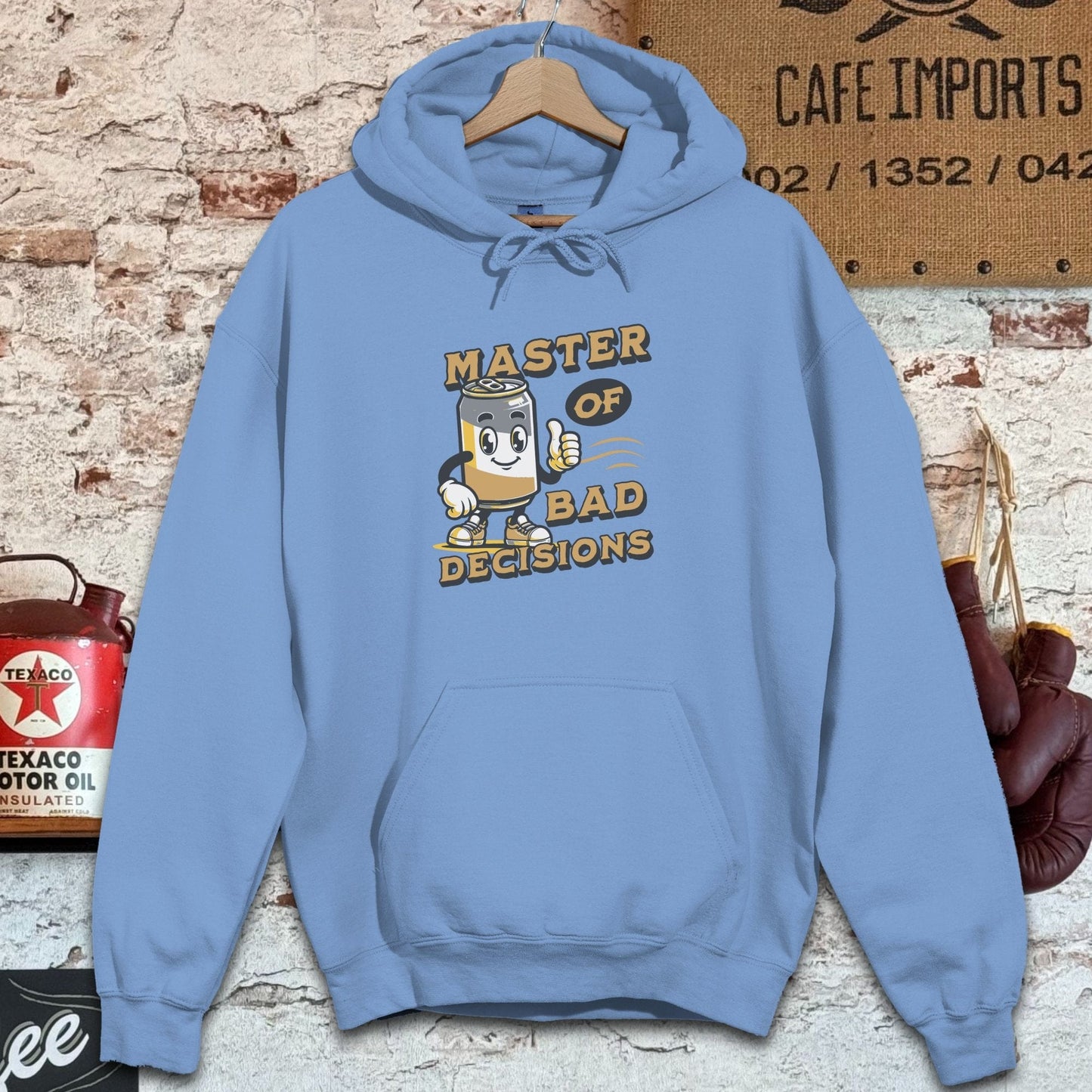 Hoodie / Carolina Blue / S Master of Bad Decisions Shirts