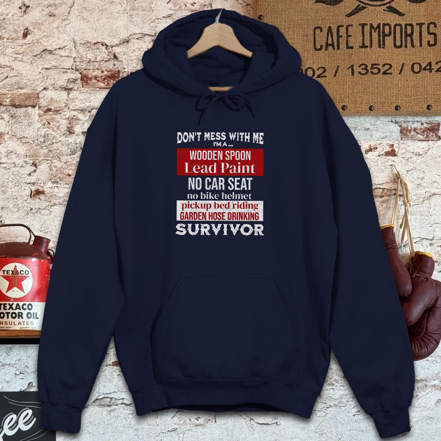 Hoodie / Navy / S Generation X Survivors Shirts