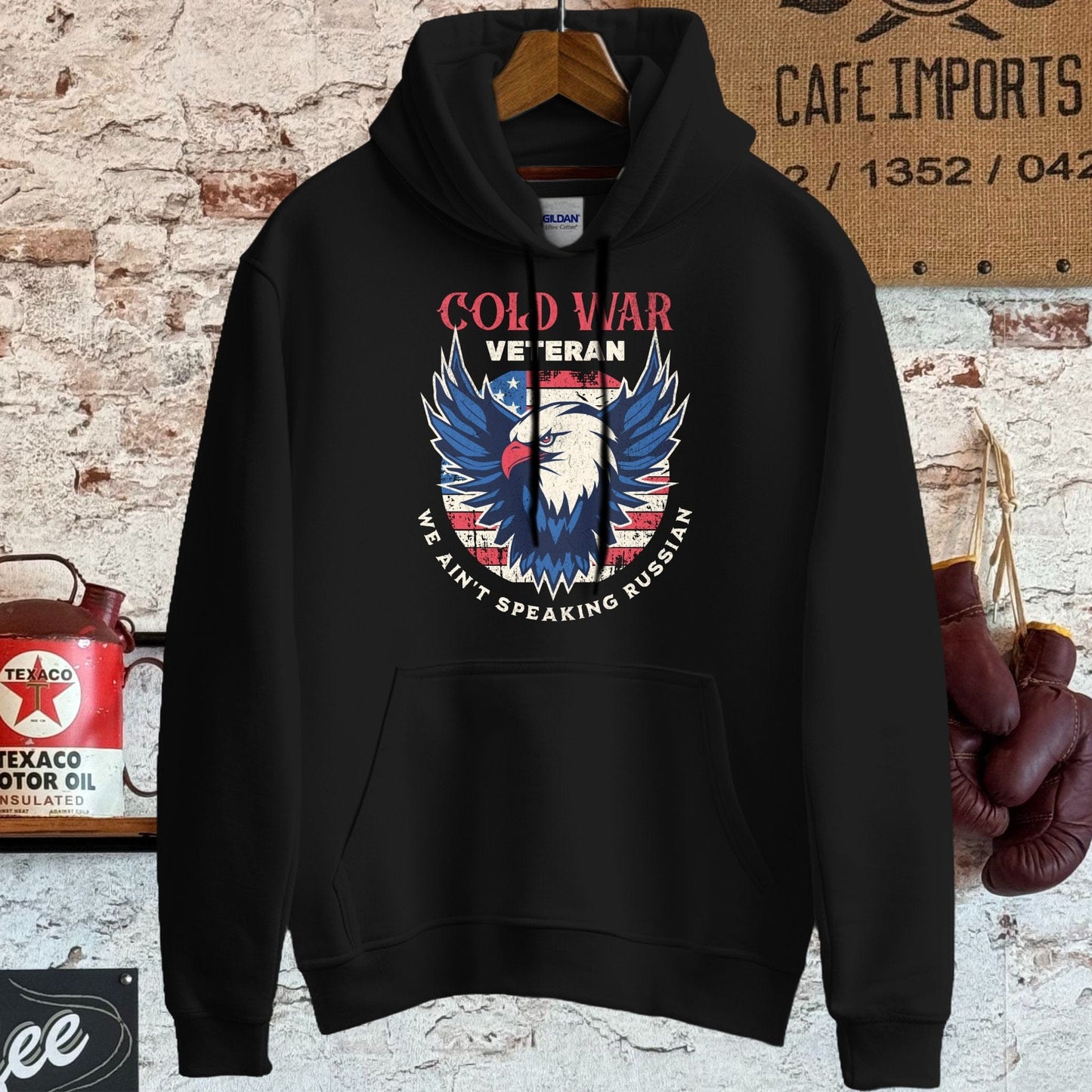 Hoodie / S / Black Cold War Veteran Shirt