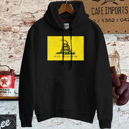 Hoodie / S / Black Gadsden - Dont Tread On Me Shirt