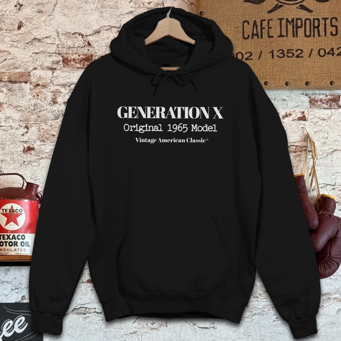 Hoodie / S / Black Generation X Original 1965 Model Shirts