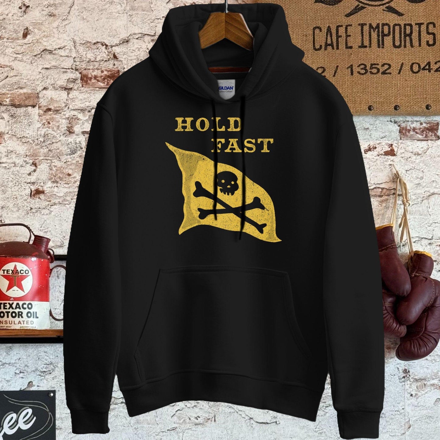 Hoodie / S / Black Hold Fast Shirt