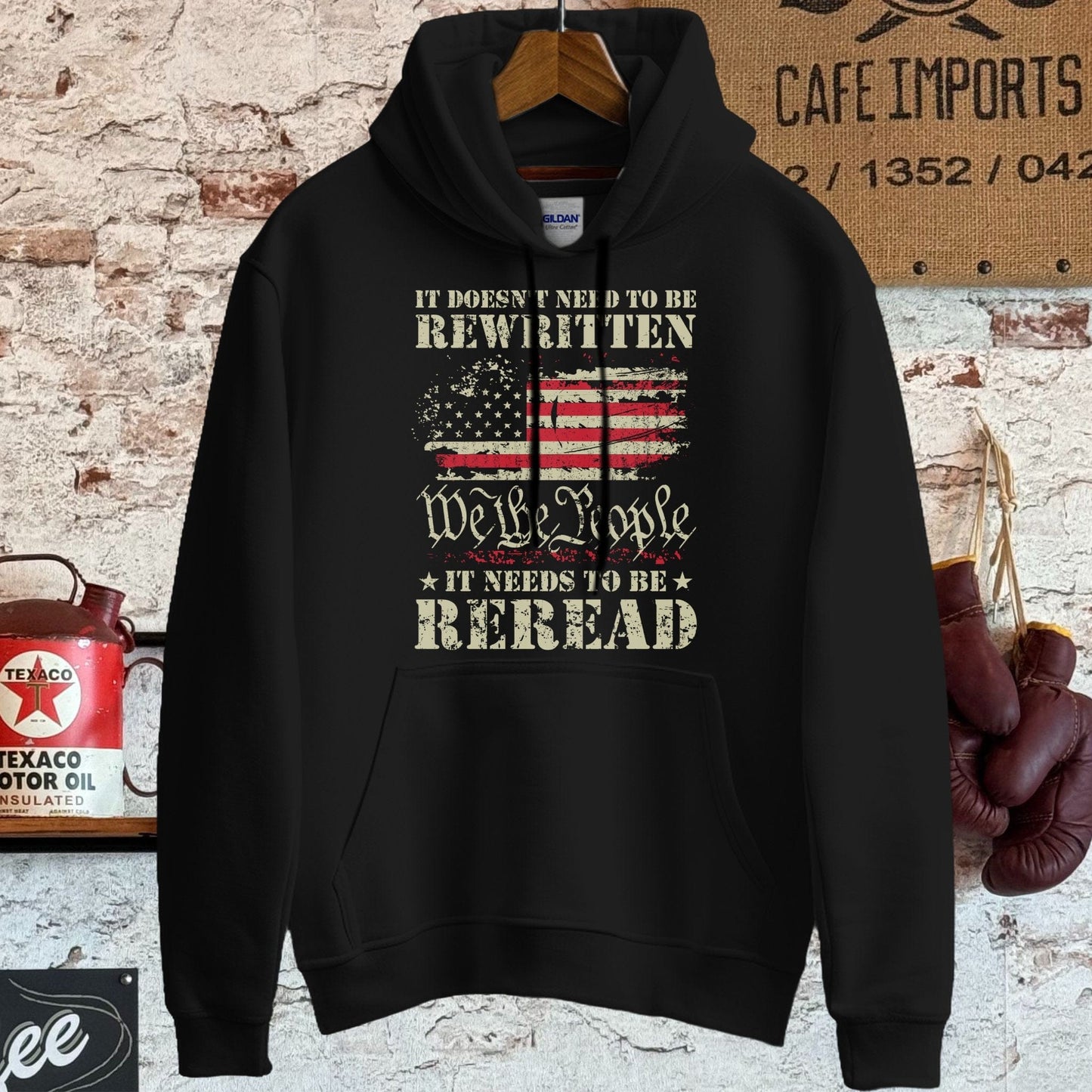 Hoodie / S / Black It Needs To Be Reread Shirt