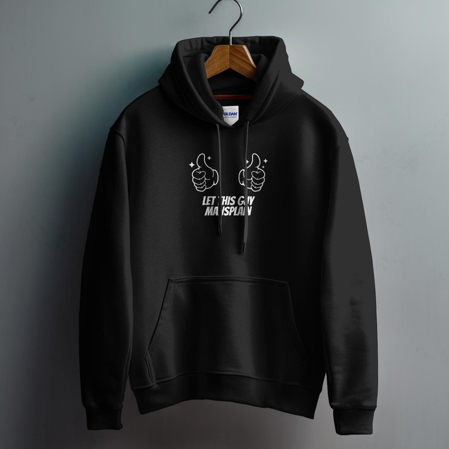 Hoodie / S / Black Let This Guy Mansplain Shirt