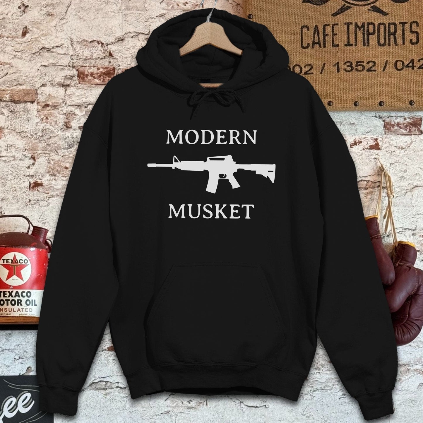 Hoodie / S / Black Modern Musket Shirts