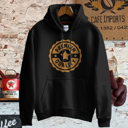 Hoodie / S / Black Premium Quality Badge Shirt