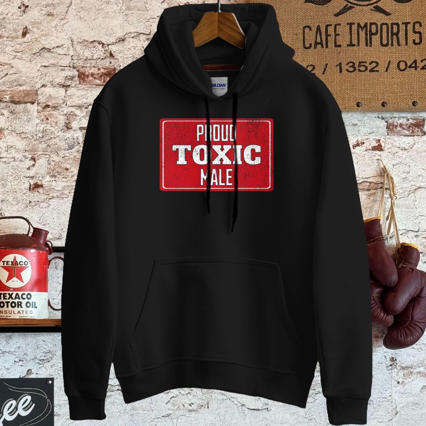 Hoodie / S / Black Proud Toxic Male T-Shirt