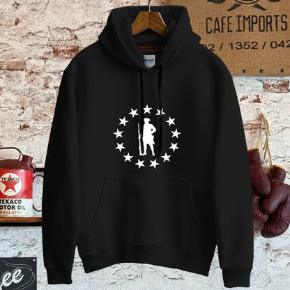 Hoodie / S / Black Revolutionary Patriot Shirt