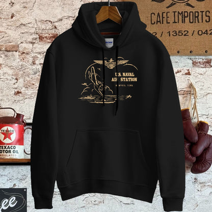 Hoodie / S / Black U.S. Naval Air Station Shirt