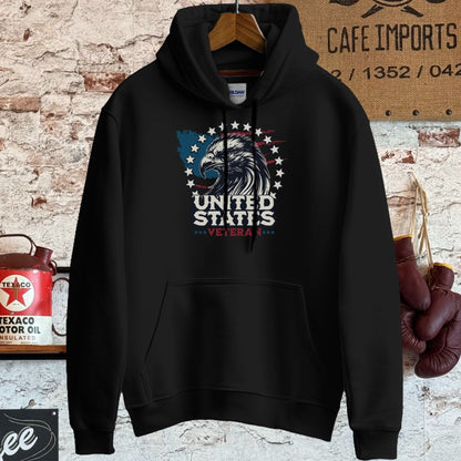 Hoodie / S / Black United States Veteran Shirt