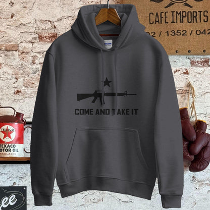 Hoodie / S / Dark Heather Come and Take It Shirt