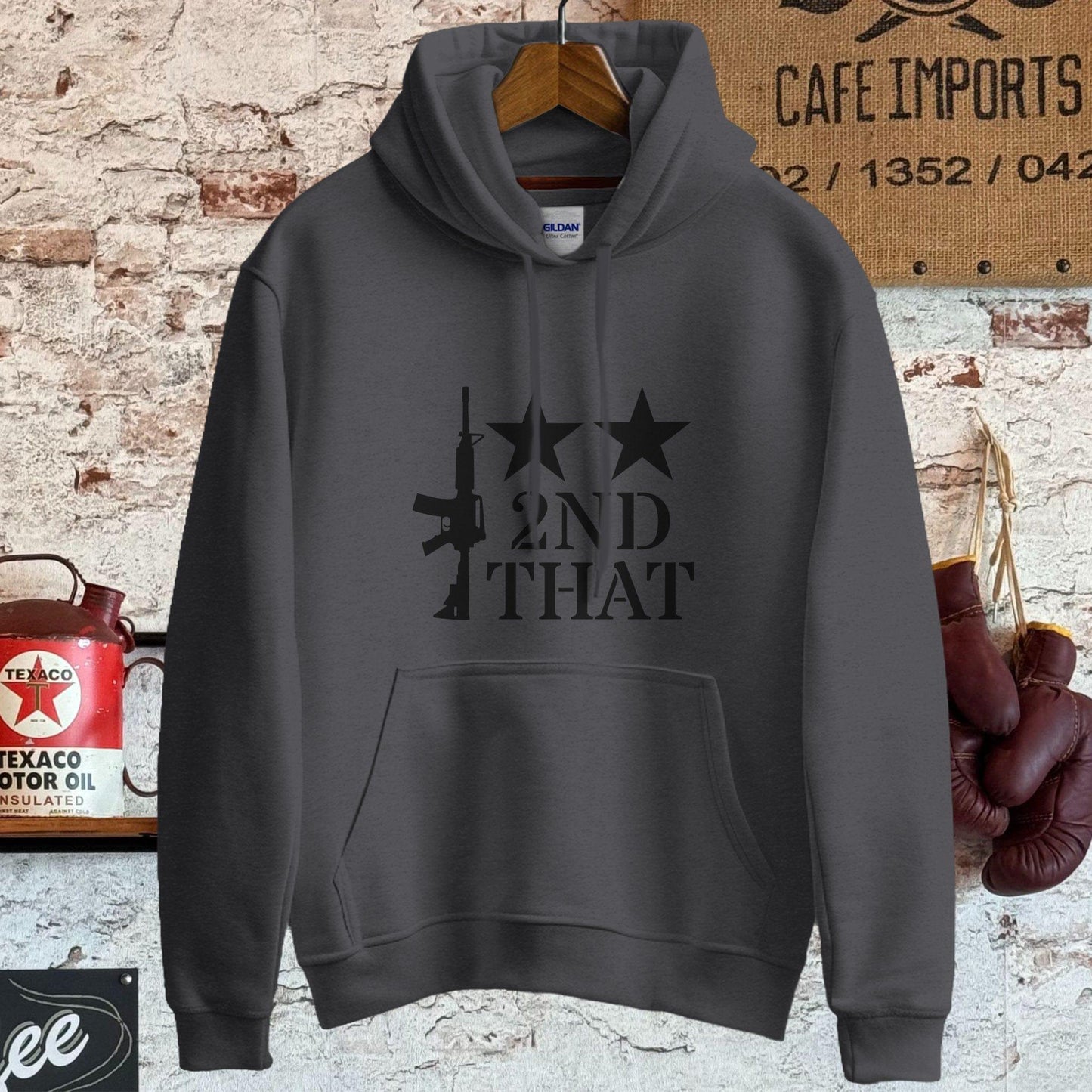 Hoodie / S / Dark Heather I 2nd That Shirt