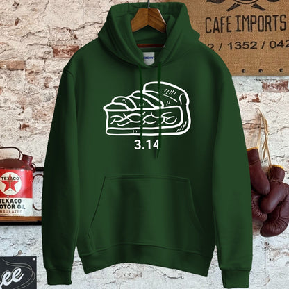 Hoodie / S / Forest Green Pie 3.14 Shirt