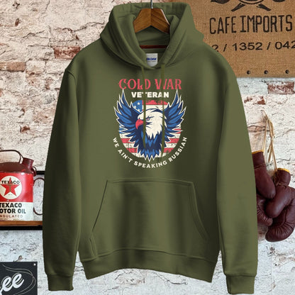 Hoodie / S / Military Green Cold War Veteran Shirt