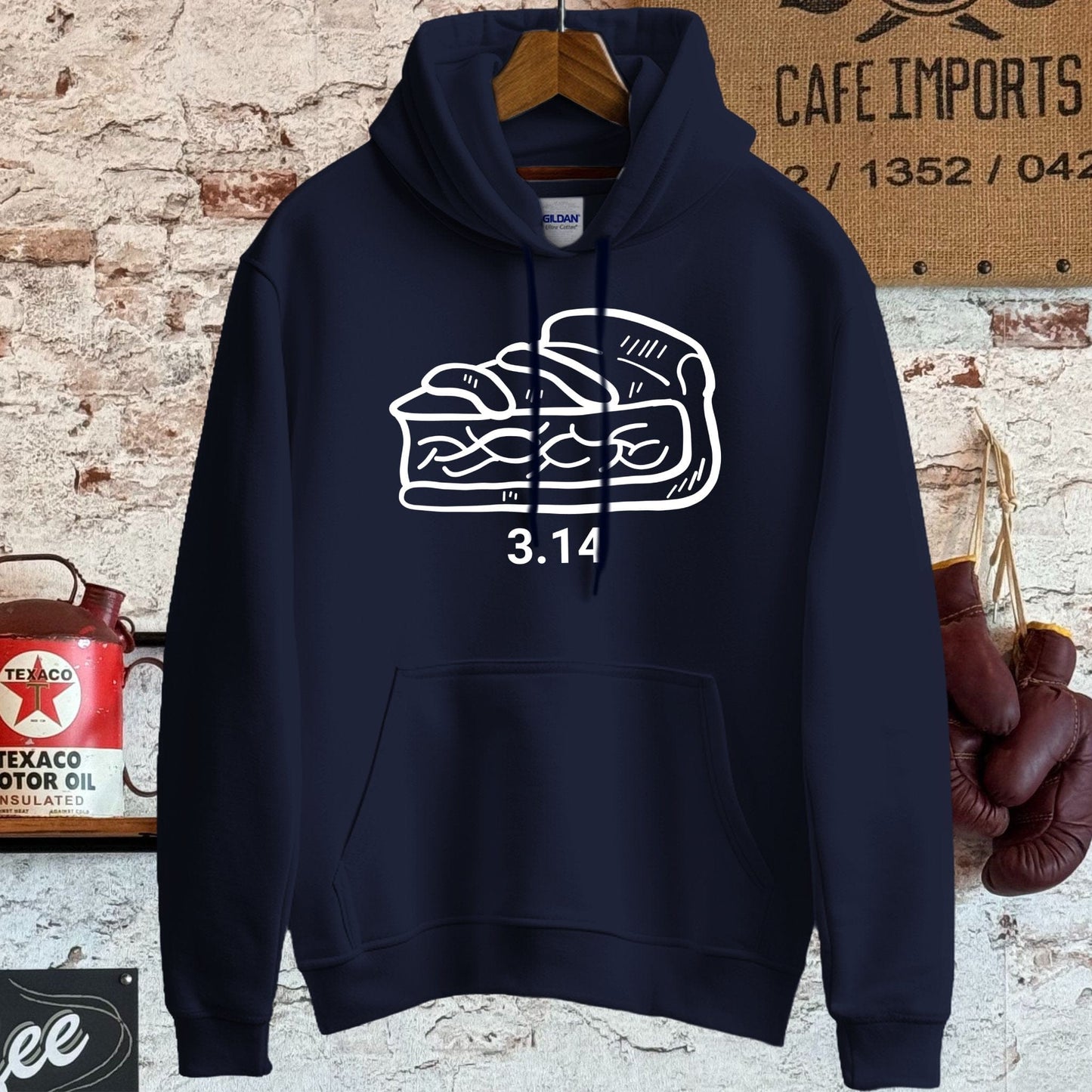 Hoodie / S / Navy Pie 3.14 Shirt