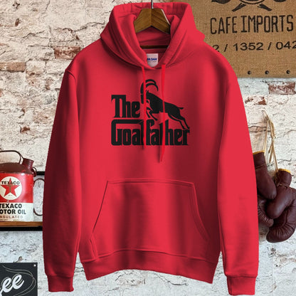 Hoodie / S / Red The Goatfather Shirt