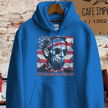 Hoodie / S / Royal Patriotic Find Out Shirt