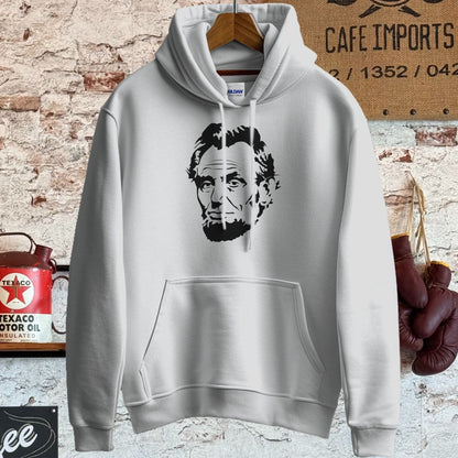 Hoodie / S / Sport Grey Abe Lincoln Shirt