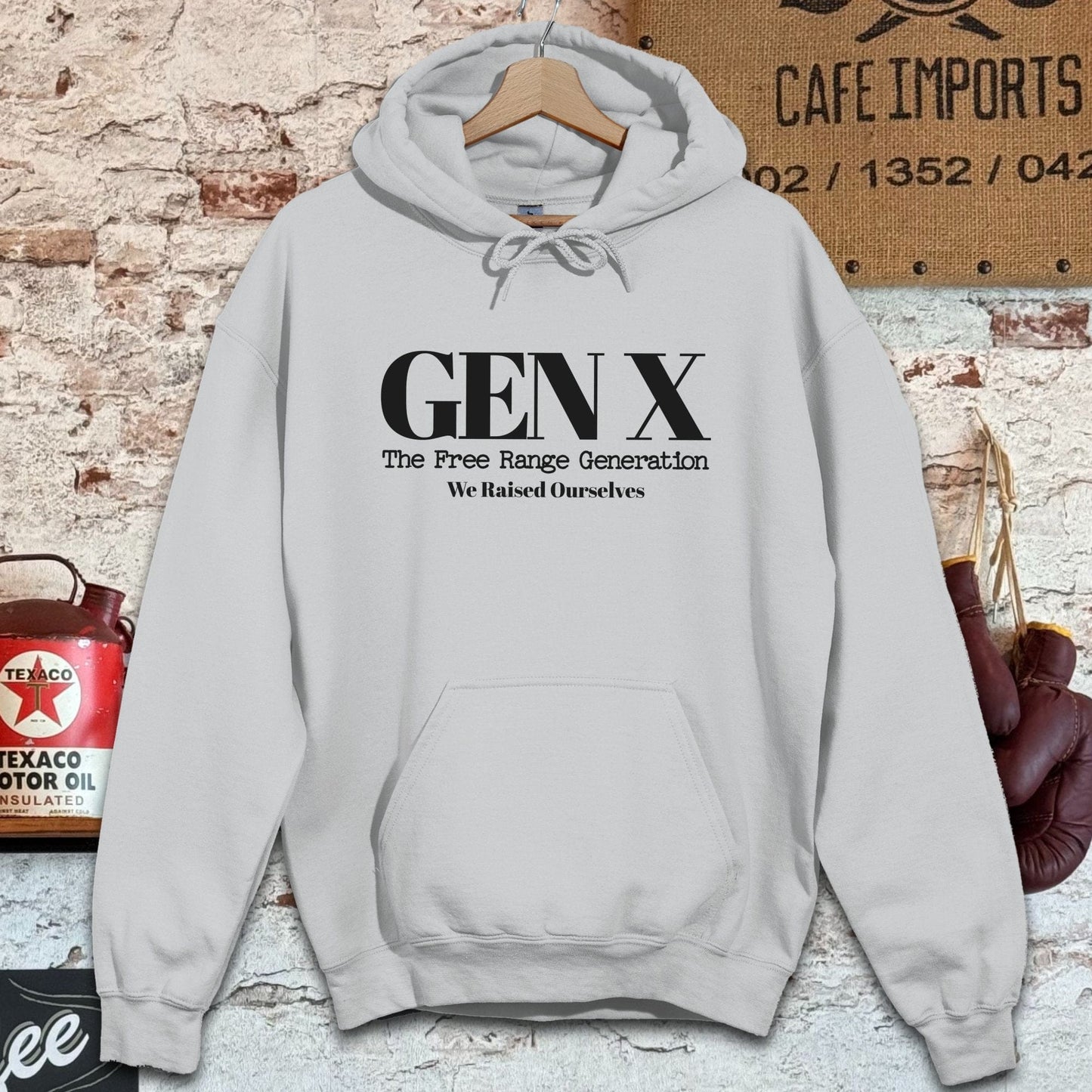 Hoodie / S / Sport Grey Gen X The Free Range Generation Shirts